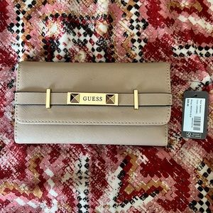 Guess Tri Fold wallet caramel